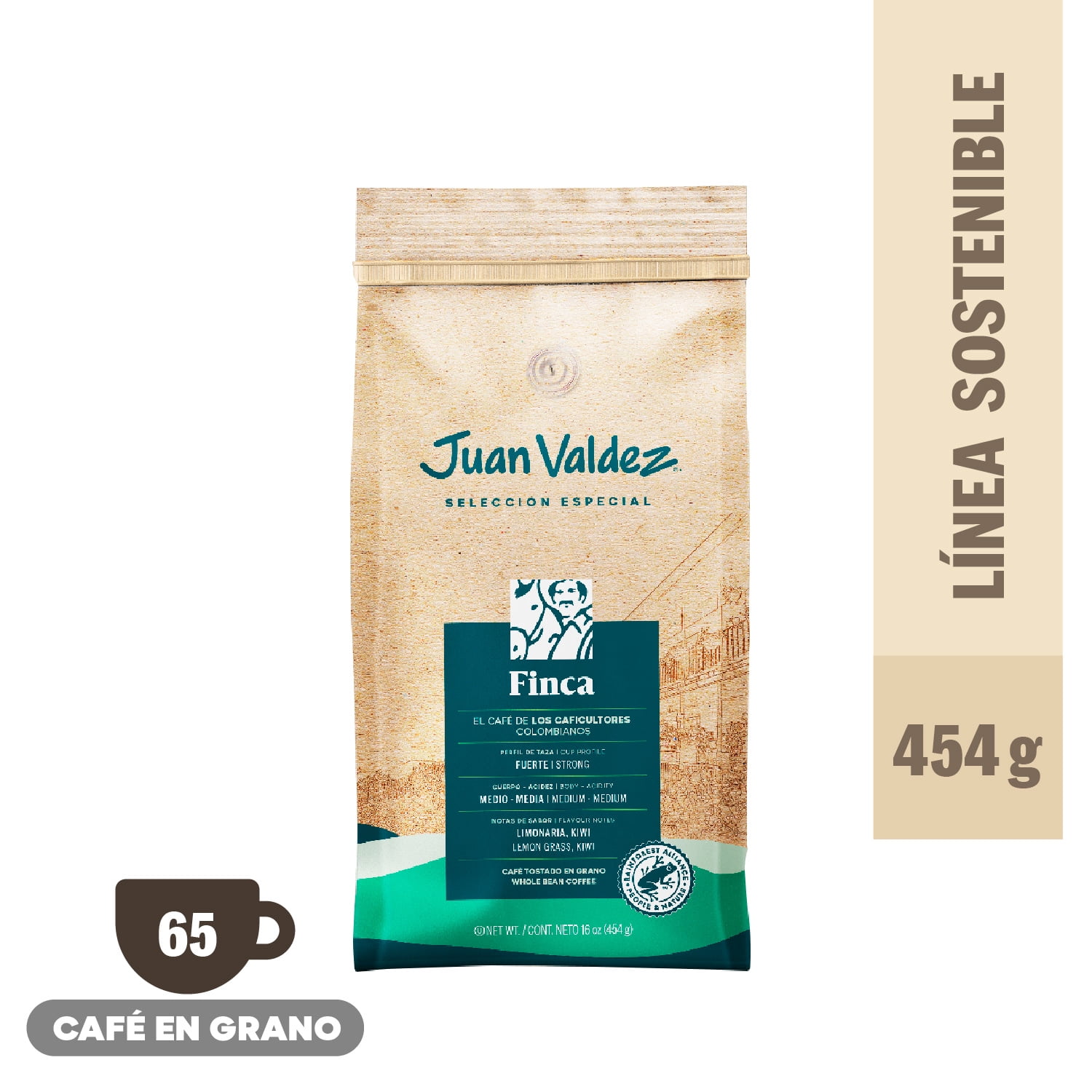 Café En Grano Juan Valdez Finca 454 G