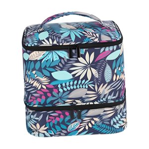 Magideal - Bolsa De Esmalte De Uñas Organizador De Esmalte De Uñas Con Capacidad Para 30 Botellas Bolsillos De Doble Capa Estuche De Secador De Uñas Para Esmalte