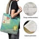 thumbnail image 3 of The Singing Walrus Bolso de tela con estampado de lienzo para mujer, bolsa de compras reutilizable y estética, con cremallera interior, regalo para mujer,40*45cm., 3 of 6