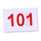 thumbnail image 1 of Babero Para Correr Números De Competidor Ligeros Para Gimnasia Baloncesto Fútbol 101 A 200, 1 of 5