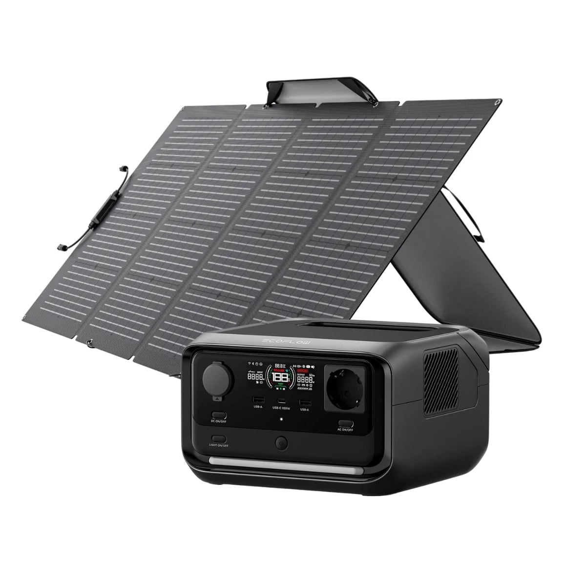 Ecoflow Generador River 3 Plus 286wh + Panel Solar 220w