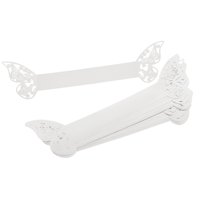 Bothyi - Servilleteros De Mariposa De 20 Piezas, Servilleteros De Mariposa Para Fiesta De Recepción, Color Blanco