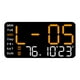 thumbnail image 2 of Reloj Despertador Digital Con Pantalla Grande, Relojes Eléctricos Para Dormitorio, Mesa, Festival, Luz Naranja, 2 of 3