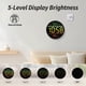 thumbnail image 5 of Reloj de pared Maxstar de 8" con temporizador LED RGB, alarma y temperatura, 5 of 7