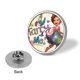 thumbnail image 3 of Fancy Nancy-Theme Round Button Badge: Premium Metal Construction, Ideal for High-End Events 2.8 cm, 3 of 6