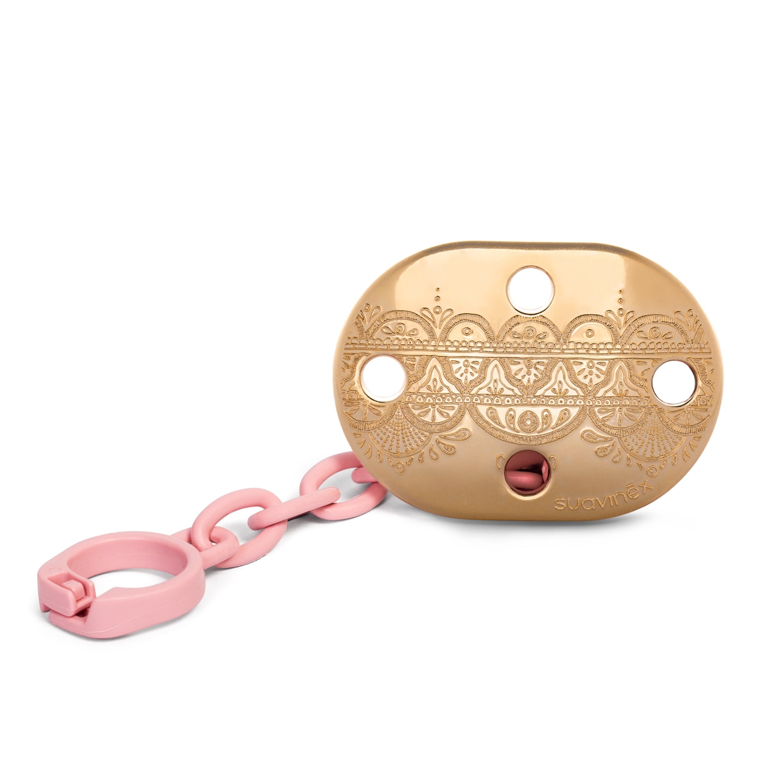 Suavinex - Broche Pinza Premium Rosado