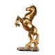 thumbnail image 4 of Caballo Estatua Decoración Del Hogar Escultura Resina Figura Decorativa Moderna Cobre, 4 of 5