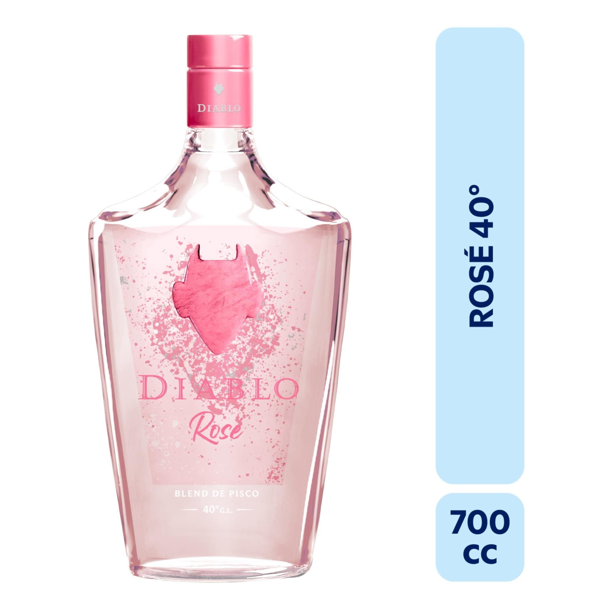 Cóctel Botella De Pisco Rosé 750 Pisco Diablo
