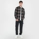 thumbnail image 4 of Camisa Hombre Cuadros Café Corona, 4 of 5