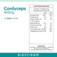 thumbnail image 2 of Hongo Cordyceps 400mg - 120 Caps | Biostream, 2 of 3