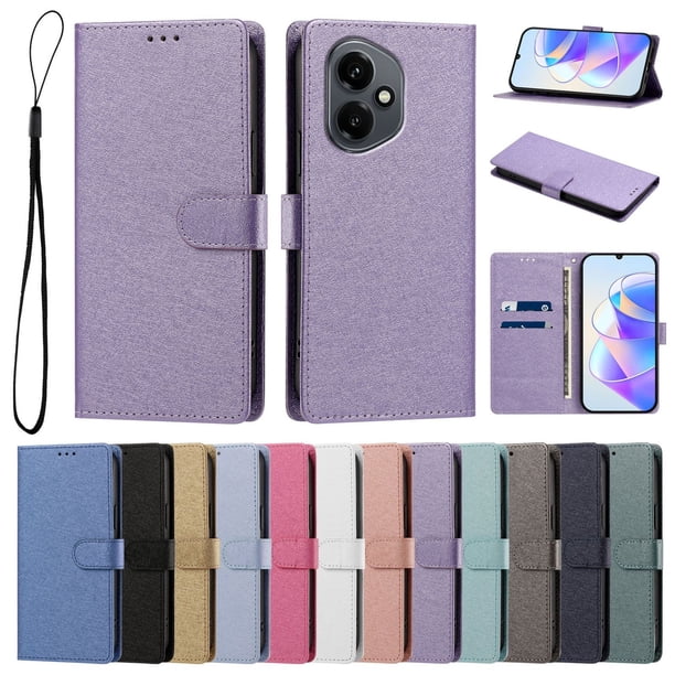 Cartera Funda para Honor 400 Carga Inalámbrica, Lila