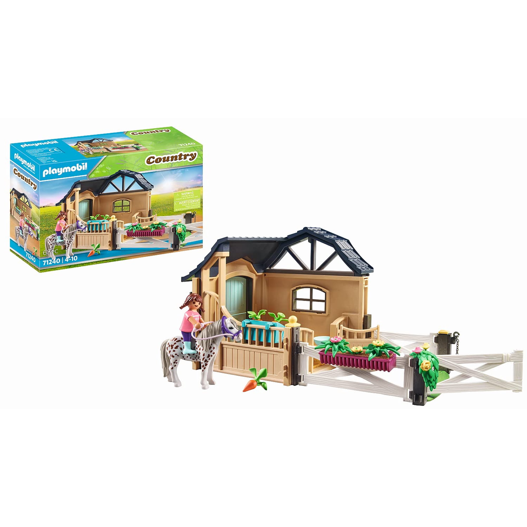 Extensión De Establo De Equitación Playmobil
