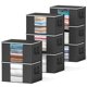 thumbnail image 1 of Bolsas de almacenamiento SpaceAid 8 unidades 90L plegables negras, 1 of 6