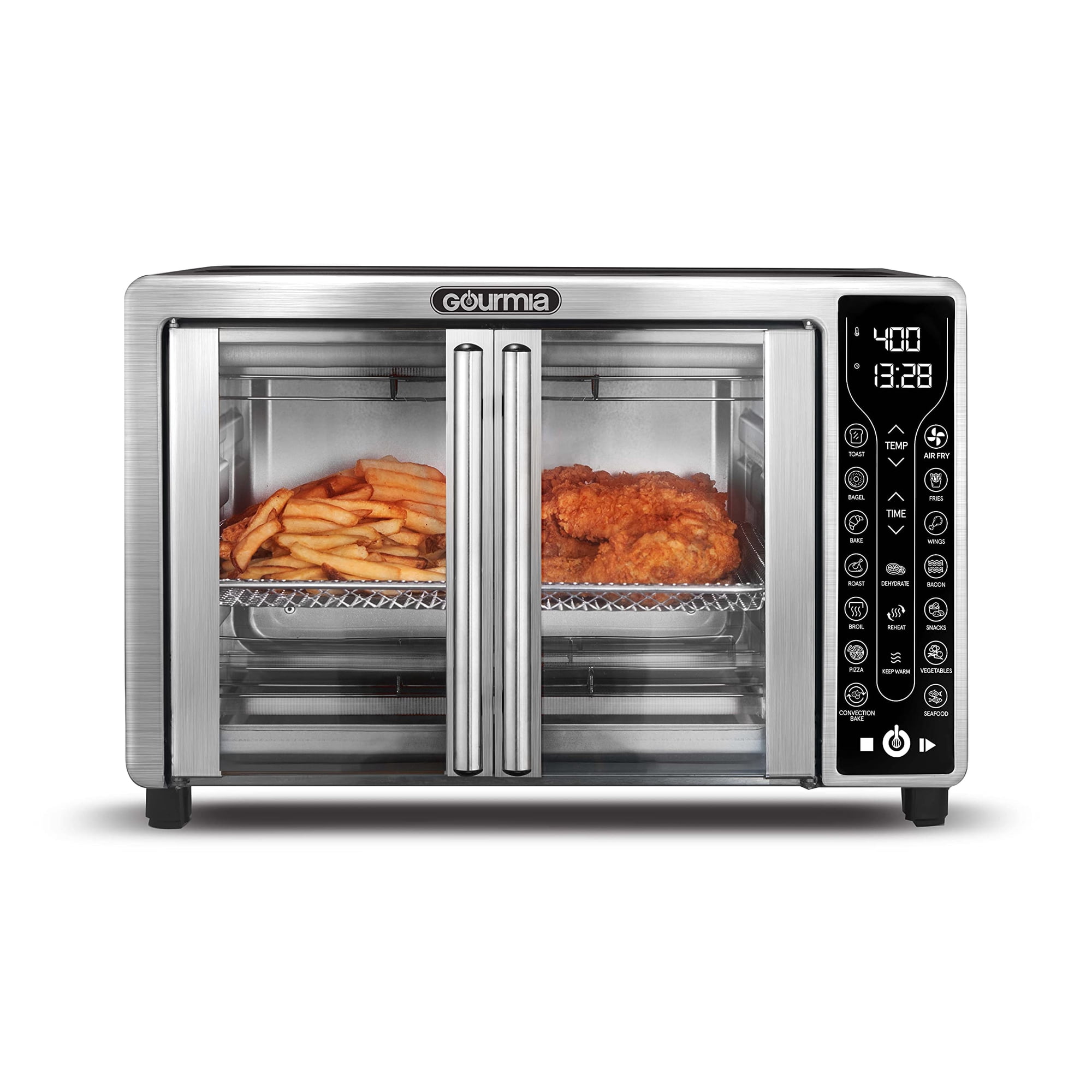 Combo De Horno Tostador Y Freidora Gourmia Gtf7655 24l 1700w