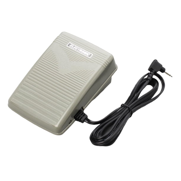 Pedal de Control de piezaza para de coser , interruptor de piezaza antideslizante con cable de alimentación, controlador de Pedal, fácil