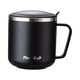 thumbnail image 3 of Tazas De Café De Acero Inoxidable 304, Taza Para Beber Sellada, Taza De Agua De 400ml Para El Hogar, Color Negro, 3 of 5