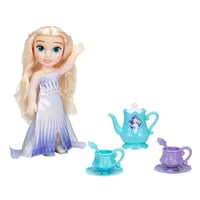 Muñeca Elsa Con Set De Té Frozen De Disney