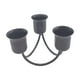 thumbnail image 3 of Portavelas De Pilar Candelabro Decorativo 3 Brazos Candelabro Adorno De Escritorio Negro, 3 of 3