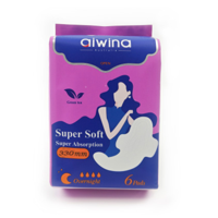 Toallas Femeninas Ultras Delgadas Aiwina 6 Unidades