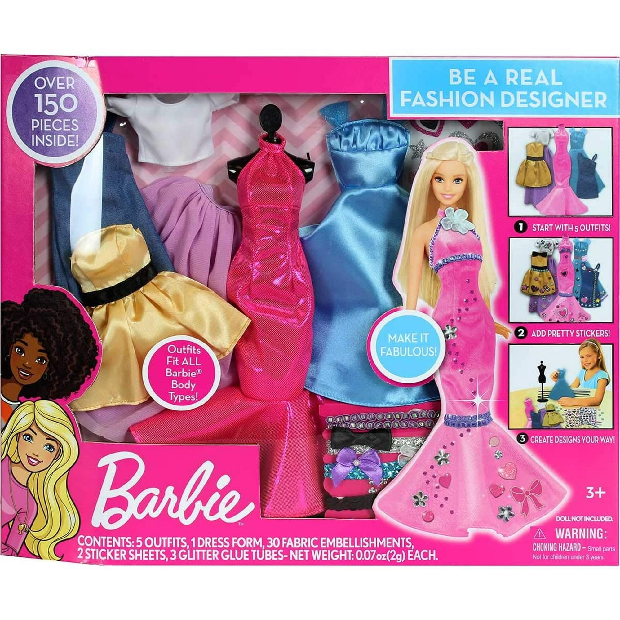 Kit De Vestir Barbie Sé Una Diseñadora De Moda Tara Toys