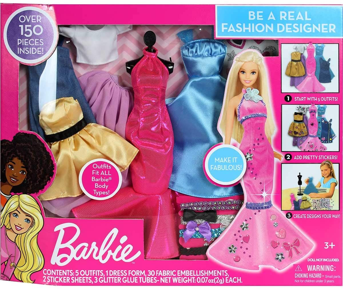 Kit De Vestir Barbie Sé Una Diseñadora De Moda Tara Toys