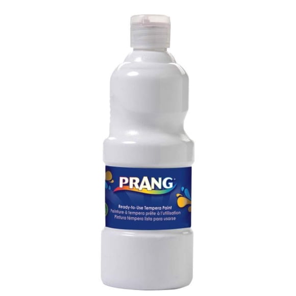 Paint Prang Tempera, lavable para niños, 240 ml, color blanco
