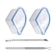 thumbnail image 1 of 2x Nail Soaking Bowls Dip Powder Remover Tools Para Uñas Acrílicas Hands Salon Blue, 1 of 5
