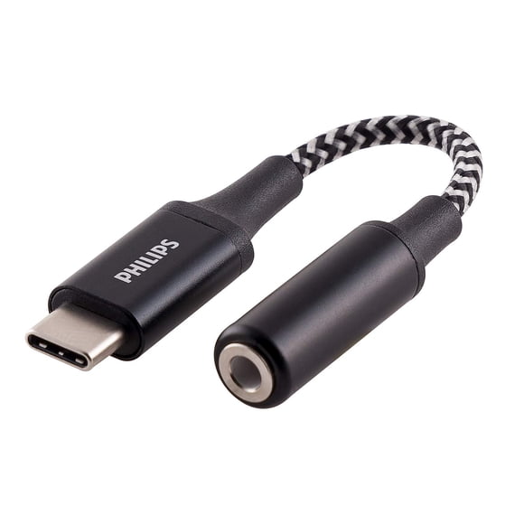 Adaptador dongle Philips de USB-C a conector de audífonos de 3.5 mm
