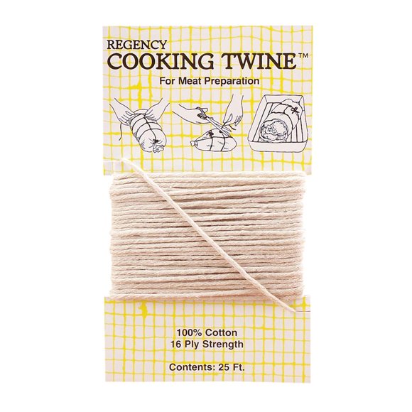 Cooking Twine HIC Kitchen Regency, algodón de 25 pies, 16 capas