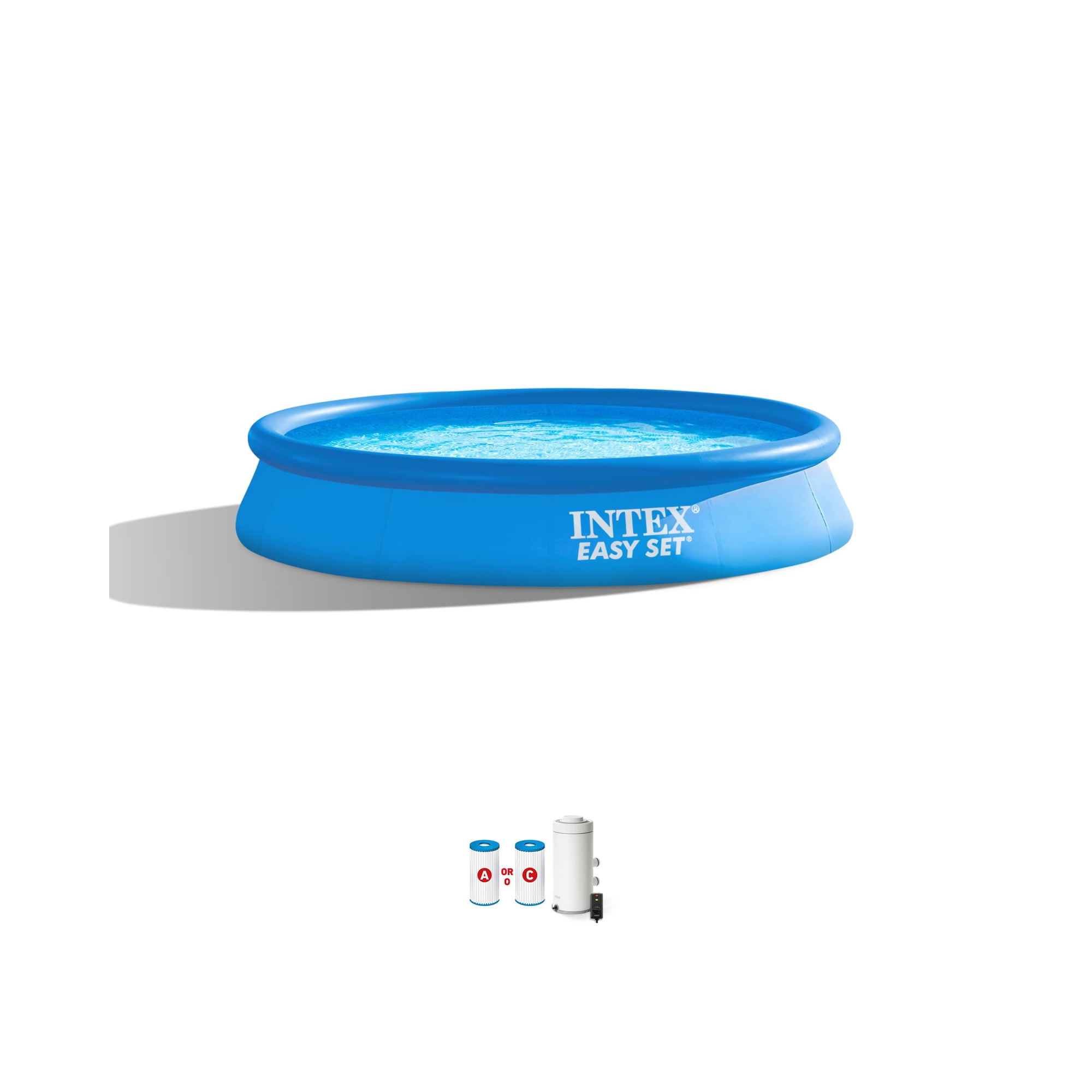 Set De Piscina Intex 28131eh Easy Set 3,7 M X 76 Cm