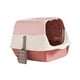 thumbnail image 1 of Arenero Para Gatos Con Capucha Y Tapa Desmontable Fácil De Limpiar Con Pala Rosa, 1 of 5