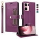 thumbnail image 1 of FOXDOCK Funda tipo Cartera para OPPO Reno 14 Pro 5G – Cubierta de Cuero PU con Múltiples Ranuras, Bolsillo para Efectivo y Correa de Muñeca, 1 of 6