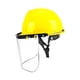 thumbnail image 1 of Casco Para Motosierra Con Protector Facial Resistente Para Cortar Césped, Podar árboles Y Jardín, Sombrero Amarillo Con Visera Transparente, 1 of 3