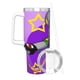 thumbnail image 3 of Chuck E. Cheese Vaso aislado de acero inoxidable con asa, diseño temático, regalo para familia, amigos y fans; incluye pajita y encaja en el portavasos estándar, 40 oz, 3 of 6