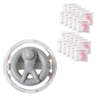 Magideal - Lavadora Hair Catcher Pet Hair Remover Para Lavandería Depilación Anti Winding Herramientas De Limpieza Portátiles Lavadora Hair Catchers Para Manta Gris