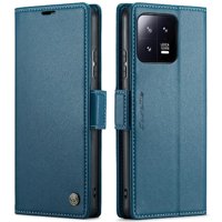 Caseme Tipo Cartera Xiaomi 13 Con Cierre Magnético, Rfid, Tarjetero, Soporte, Carga Inalámbrica