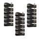 thumbnail image 1 of 18X Handmade Leather Suitcase Handle Drawer Cabinet Pullle Handle Black, 1 of 4