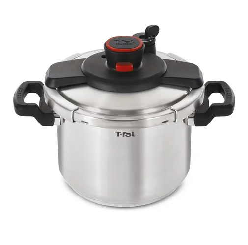 Genérico - Olla A Presion Tefal Acero Inoxidable 7,5L Gris