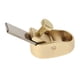 thumbnail image 3 of Plano De Latón Violín Para Hacer Luthier Herramienta Carpintería Pulgar Plano Golden XS, 3 of 5