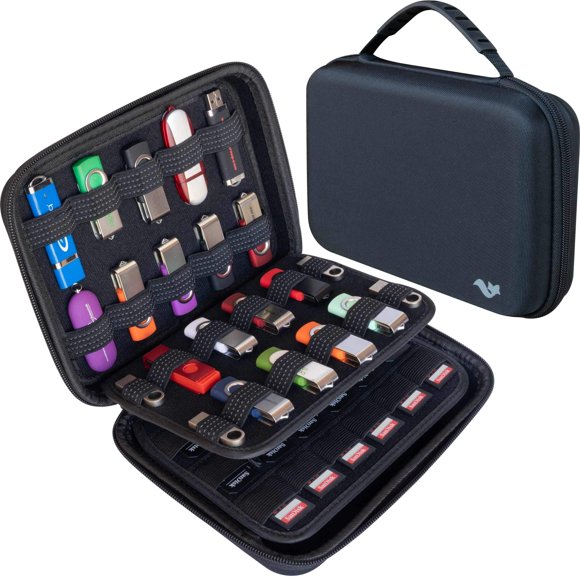 Funda de almacenamiento ButterFox de gran capacidad para unidad USB