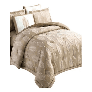 Genérico - Cubrecama Quilt Verano 2 Plazas Hojas Diseño