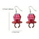thumbnail image 1 of Acrylic Cute Doodle Graffiti Pattern Dangle Earrings Cartoon Style Light Weight Funny Adorable Female Gift, 1 of 3