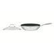 thumbnail image 2 of Wok Tramontina Grano de acero inoxidable con cuerpo triple revestimiento interno de antiadherente con mango 32 cm 5,2 L, 2 of 6