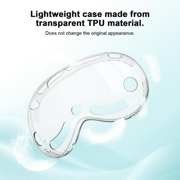Funda Protectora AARONMEI Vision Pro TPU Transparente Negra