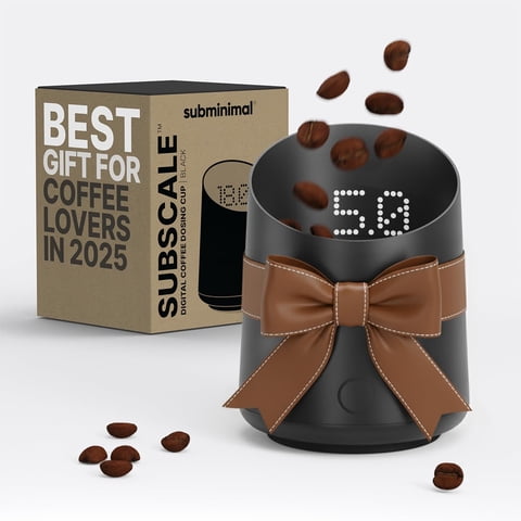 Báscula Digital Para Café Subminimal Subscale Led Negra
