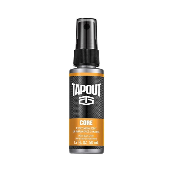 Spray corporal TAPOUT Core para hombre, 45 ml, paquete de 1