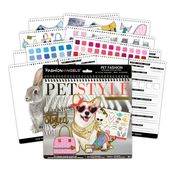 Libreta Cuaderno Mascotas Pet Style Portafolio Fashion Angel