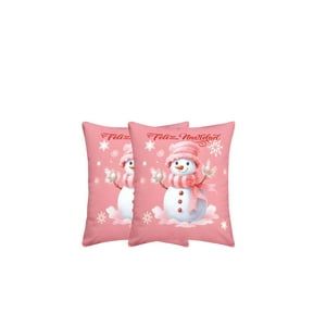 Genérico - Set De 2 Fundas De Cojines Diseño Navidad 45X45 Cm A09