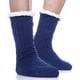 thumbnail image 1 of Calcetines Slipper Fuzzy Winter Cozy Fluffy Cabin Para Hombre Azules, 1 of 7