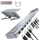 thumbnail image 1 of Estación de acoplamiento para laptop Umaniy M91, hub USB-C 9 en 1 con HDMI 4K, 1 of 1